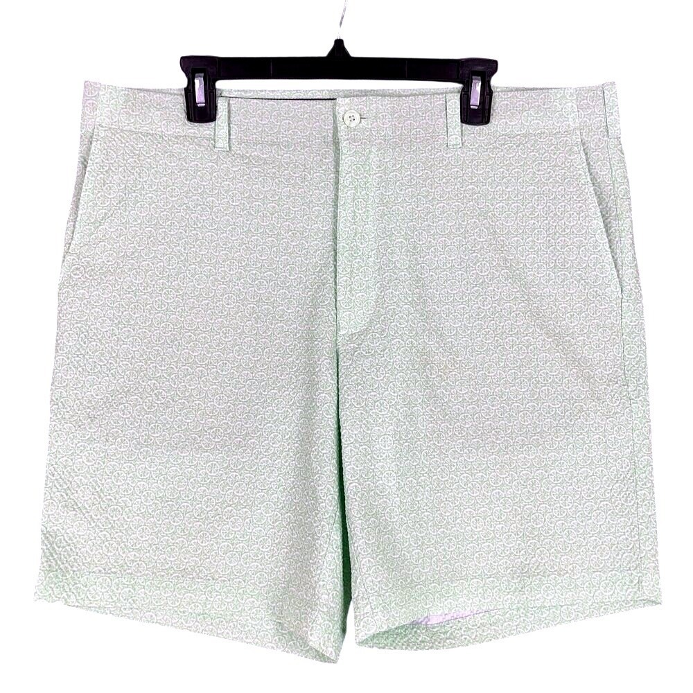 Pro Tour Performance Golf Chino‎ Shorts Mens 40 Green Stretch Waist Lightweight